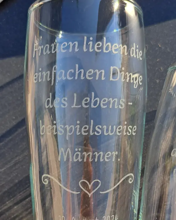 Individuelle Gravur auf Gläser – Bild 6