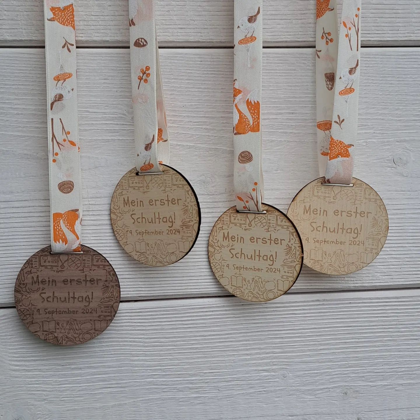Holzmedaille - Mein erster Schultag – Bild 2